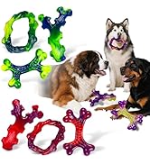 Frienhund 9-Pack Indestructible Dog Toys for Aggressive Chewers, Durable Chew Toys for Large Dogs...