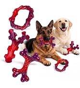 Frienhund 6-Pack Indestructible Dog Toys for Large Breed: Dog Toys for Aggressive Chewers, Nylon ...